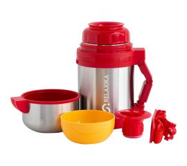 Универсальный термос для еды и напитков Relaxika 201 0.8 литра, стальной R201.800.1 