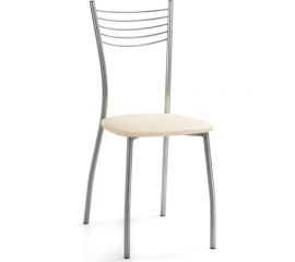 Стул Woodville Goki на металлокаркасе, ваниль крап/светлый мусс 453991 