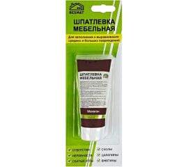 Мебельная шпатлевка Resmat цвет махагон, 55 г, блистер арт. 2417 