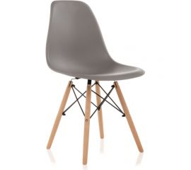 Пластиковый стул Woodville eames pc-015 серый 11181 