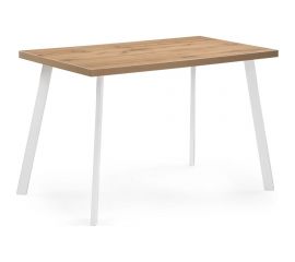 Деревянный стол Woodville тринити лофт 120x80x75, 25 мм, дуб вотан/белый матовый 539243 