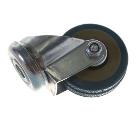 Колесная опора Tech-Krep поворотная D50 п/п, серая резина, подшипник скольжения, под болт М10 148506 