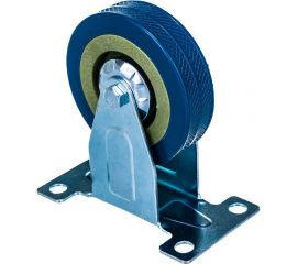 Колесная опора Tech-Krep неповоротная D75 п/п, сер рез, подшип. скольж, площадка - пакет 148492 