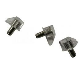 Полкодержатель для стеклянных полок Tech-Krep прозр. 10 шт 130129 