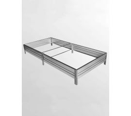 Оцинкованная грядка Крепче 1x2 м 2947768 
