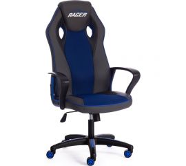 Кресло TetChair RACER кожзам/ткань, металлик/синий 36/10 13231 