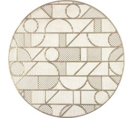 Сервировочная салфетка Рыжий кот PVR-07 Геометрия, диаметр 38 см 103970 