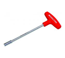 Отвертка-держатель Т-образный, магнитный для бит 6.3х185мм IZELTAS 4795190010 