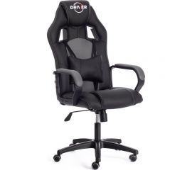 Кресло Tetchair driver 22 кожзаменитель/ткань, черный/серый 36-6/tw-12 19298 