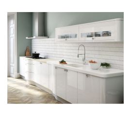 Кухонный фартук Оптион КЛАССИЧЕСКАЯ ПЛИТКА СВЕТЛАЯ (ABS; с уф-печатью; 3000x600x1,5 мм) 19015 