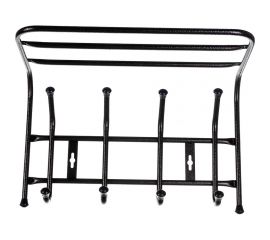 Настенная вешалка с полкой Nika 4 крючка, медный антик ВП4 