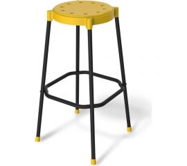 Барный стул Sheffilton SHT-S48 желтый/черный муар CT-48 