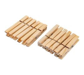 Набор деревянных прищепок Рыжий кот 12 шт 311378 