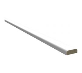 Нащельник ООО ВДК ПВХ, белоснежная шагрень, 8х30 мм Ж60 