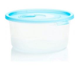 Круглый контейнер с клапаном ПОЛИМЕРБЫТ СМАЙЛ 0.8л СВЧ 4352100 