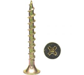 Оцинкованный саморез BOWT жёлтый, 3,5x35, 500 шт. Z02219 