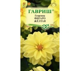 Семена ГАВРИШ Георгина Фигаро желтая 7 шт. 1071857503 