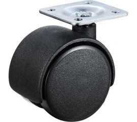 Мебельное поворотное колесо MFK-TORG 40 мм, черный, пластик 6005040 
