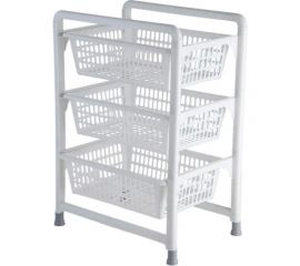 Контейнер для овощей Полимербыт 3 секции, с выдвижными лотками, лоток 9 л 63210621 