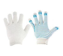 Перчатки с ПВХ РемоКолор 10 класс вязки, 5-ти нитка, 24-2-009 