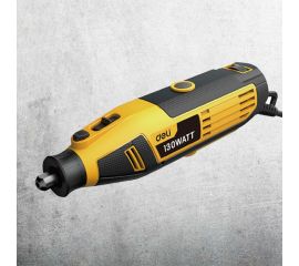 Электрический гравер DELI DL-DM03-E1 ( с гибким валом, 130Вт, цанга 3,2мм, 10000-32000об/мин, кейс + 41 насадка) 102877 