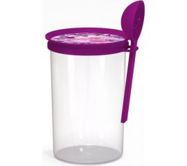 Банка Полимербыт ЛАВАНДА с ложкой 0.7 л 433060800 