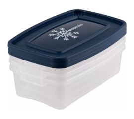 Комплект контейнеров для замораживания продуктов Полимербыт МОРОЗКО 3 шт, 0.7 л, прямоугольный 435403600 