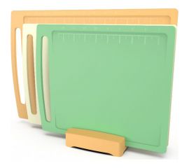 Набор разделочных досок на подставке ПОЛИМЕРБЫТ practic s, m, l, 3 шт. 4330433 