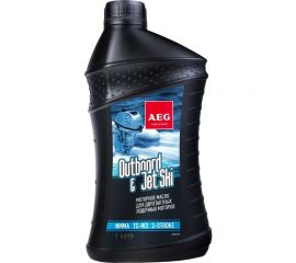 Моторное масло AEG Lubricants Outboard&JetSki 2Т Oil для 2Т лодочных моторов NMMA TC-W3 1л 33324 