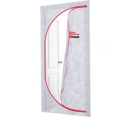 Временная пленочная дверь 160х220 см с молнией типа С вариант 3Б СТОП-ПЫЛЬ 201809 