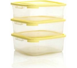 Комплект контейнеров ПОЛИМЕРБЫТ КАСКАД КВАДРО 3шт, 0.7л СВЧ 4364001 