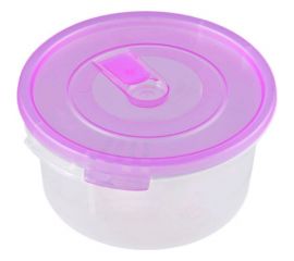 Круглый контейнер с клапаном ПОЛИМЕРБЫТ СМАЙЛ 1.6л СВЧ 4352200 
