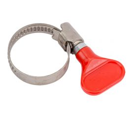 Обжимной хомут TIM из нержавеющей стали, 16-25 мм, с бабочкой 771990 