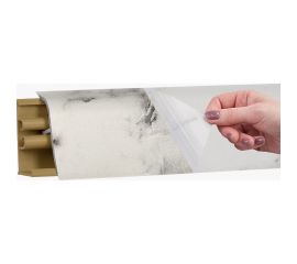 Плинтус KORNER LB 38 15 мрамор белый 3.0 м 15 38-15 