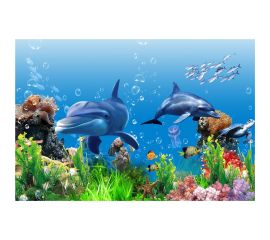 Фотообои DIVINO Любопытные дельфины 400x270 см Z-128 