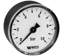 Аксиальный манометр Watts F+R100 0-16 bar, корпус 50 мм 10008094 
