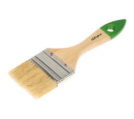 Плоская кисть ООО Гранд Пак штрих 50 мм, деревянная ручка, натуральная щетина 8643 