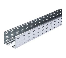 Кабельный перфорированный лоток OBO Bettermann LKS 810 FS RU, 85x100x3000 мм, 0,7 мм (аналог 80x100) 6835715_RU 