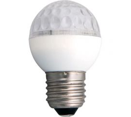 Светодиодная лампа-шар для украшения NEON-NIGHT диаметр 50 мм, цоколь е27, 9 LED, 1 Вт красная 405-212 