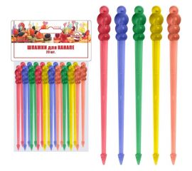 Шпажки для канапе МУЛЬТИДОМ Булава набор 20 шт, длина 90 мм МГ76-69 