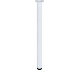 Ножка Tech-Krep металл, круглая, регулируемая, D60x820 мм, белая - накл. 152123 