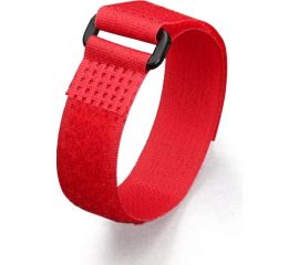 Стяжки велькро FORTISFLEX КСВ-П 20х300 красные 75038 