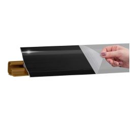 Плинтус KORNER LB 231 57 черный глянец 3.0 м 57 231-57 