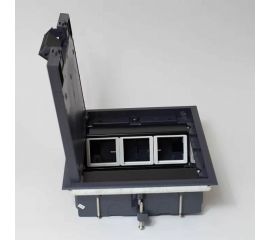 Люк на 6 постов SPL 45x45, металл/ пластик, с пластиковой коробкой, IP40 300007 