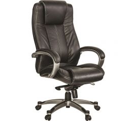 Кресло руководителя Easy Chair BNDp EChair-604 ML кожа черная, пластик 298405 