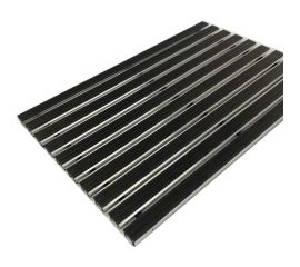 Грязезащитная придверная решетка ООО ПК ЦентрВход Эксперт резина, размер 390x590 мм 731EX001 