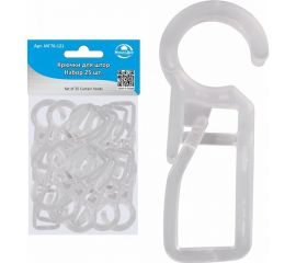 Крючки для штор МУЛЬТИДОМ набор 25 шт МГ76-121 