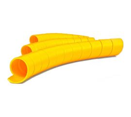 Защитная спираль для шлангов, рукавов и проводов Hydrosafe диаметр 34-50 мм, цвет желтый, 25 метров HS34YLW25 