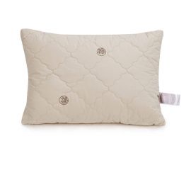 Подушка ООО Ившвейстандартопт Верблюжья шерсть 50x70, упругая, 100% хлопок ПШВ-57о 