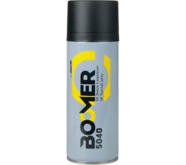 Аэрозольная краска BOOMER 1К цвет черный матовый, 0.4 л 5040 black mat 